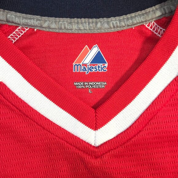 Majestic St. Louis Cardinals Red MLB Baseball Sports Team Jersey Size Large - Picture 7 of 8